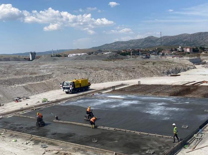 Ankara İzmir Arası THY Yapım İşi. Şantiye Kurumları, Santral, Kademe ve Menfez Yapım İşi